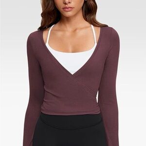 INGIA cross wrap top